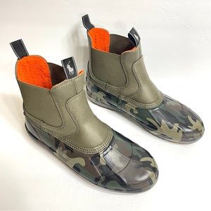 Polo Ralph Lauren Claus Chelsea Camouflage Boots Shoes Mens Size 9